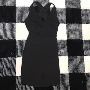 Black cocktail dress